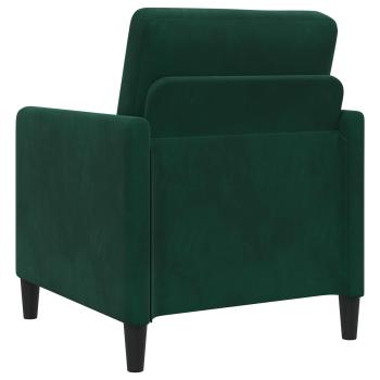 Sofa Set mit Stauraum 2 stk. Dunkelgrün Polyester