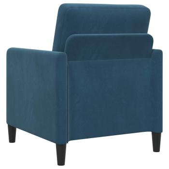 Sofa Set mit Stauraum 2 stk. Blau Polyester