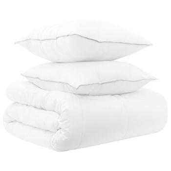 ARDEBO.de - Bettwäsche-Set 3 stk. 140 x 220 cm Für alle Jahreszeiten Bambus