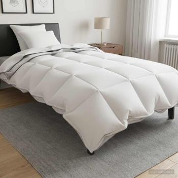 ARDEBO.de - Bettwäsche-Set 3 stk. 155 x 220 cm Für alle Jahreszeiten Bambus
