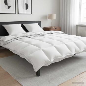 ARDEBO.de - Bettwäsche-Set 3 stk. 260 x 220 cm Für alle Jahreszeiten Bambus