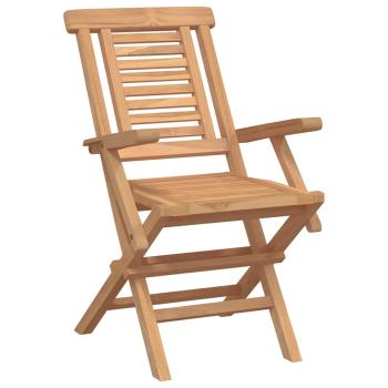 Gartenset 3 stk. Braun Massivholz Teak