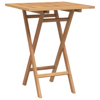 Gartenset 3 stk. Braun Massivholz Teak