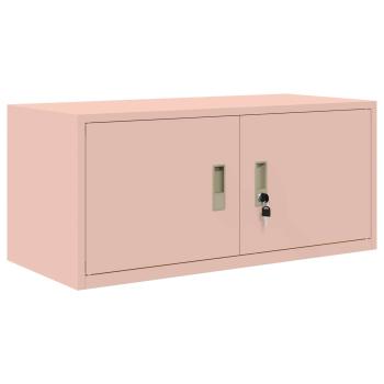 Aufbewahrungsschrank 2 stk. Rosa 90 x 40 x 220 cm Stahl