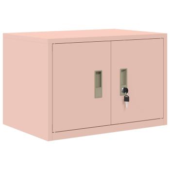 Aufbewahrungsschrank 2 stk. Rosa 60 x 40 x 130 cm Stahl