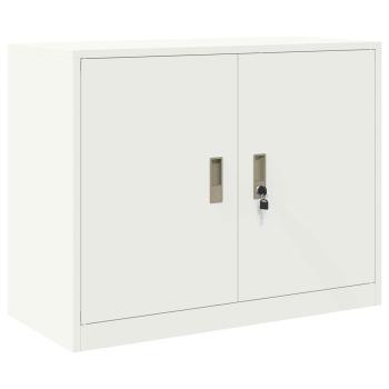 Aufbewahrungsschrank 2 stk. Weiß 90 x 40 x 160 cm Stahl