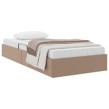 Ottoman Bettgestell Cappuccino 90 x 200 cm Kunstleder