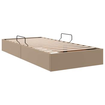 Ottoman Bettgestell Cappuccino 90 x 200 cm Kunstleder