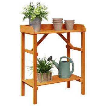 Pflanztisch Braun 75 x 40 x 90 cm Massives Kiefernholz