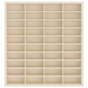 Wanddisplay-Case Wandhalterung Beige 40 x 4,5 x 43 cm