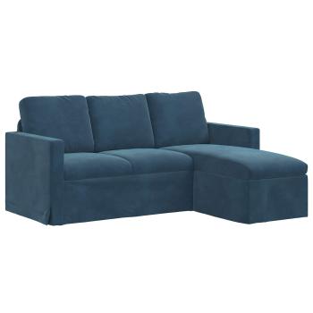 Sofa Blau 178 x 134 x 80 cm Samt