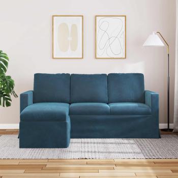 Sofa Blau 178 x 134 x 80 cm Samt