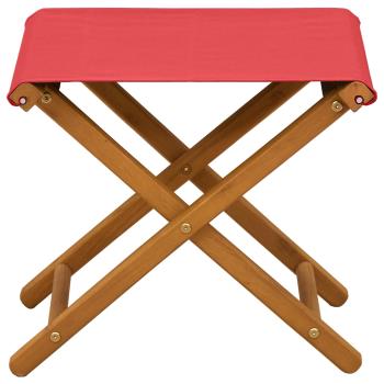 Liegestuhl 2 pcs Massives Eukalyptus Holz Rot