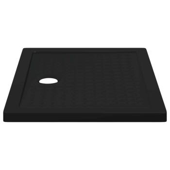 Duschbodenablage mit Punkten 90 x 70 x 4 cm ABS Schwarz