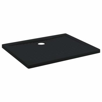 Duschbodenablage mit Punkten 100 x 80 x 4 cm ABS Schwarz