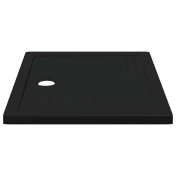 Duschbodenablage mit Punkten 100 x 80 x 4 cm ABS Schwarz