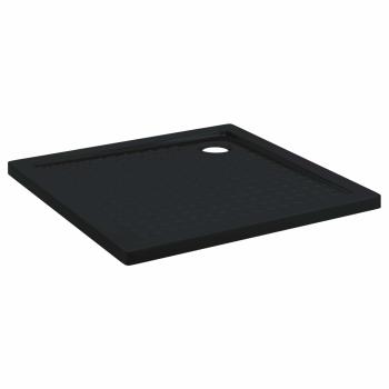 Duschbodenablage mit Punkten 90 x 90 x 4 cm ABS Schwarz