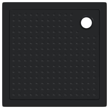 Duschbodenablage mit Punkten 90 x 90 x 4 cm ABS Schwarz