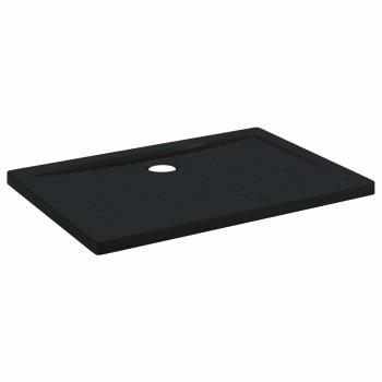 Duschbodenablage mit Punkten 100 x 70 x 4 cm ABS Schwarz