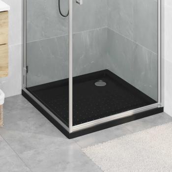 ARDEBO.de - Duschbodenablage mit Punkten 80 x 80 x 4 cm ABS Schwarz