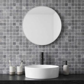 Mosaikfliesen Grau 30 x 30 cm Marmor
