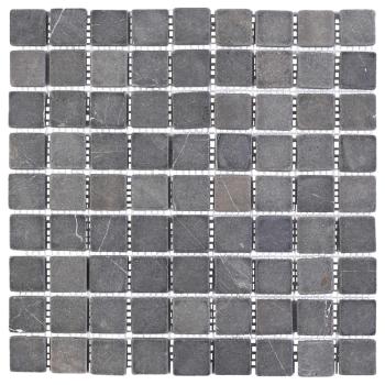 Mosaikfliesen Grau 30 x 30 cm Marmor
