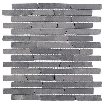 Mosaikfliesen Grau 30 x 30 cm Marmor