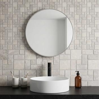 Mosaikfliesen Creme 30 x 30 cm Marmor