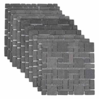 Mosaikfliesen Grau 30 x 30 cm Marmor