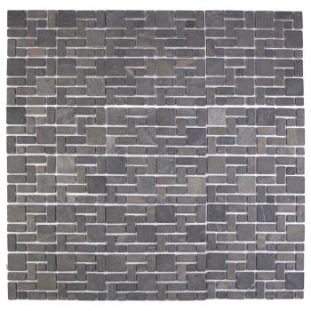 Mosaikfliesen Grau 30 x 30 cm Marmor