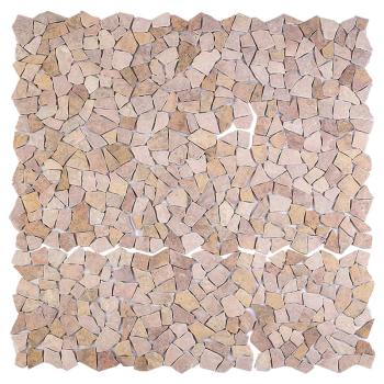 Mosaikfliesen Rot 30 x 30 cm Marmor