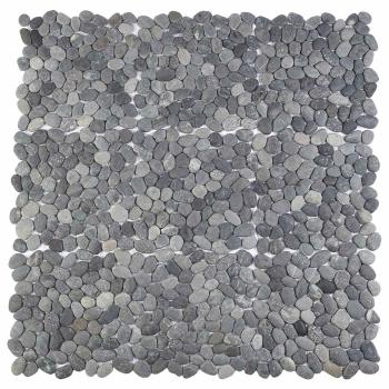 Kieselplatten Grau 30 x 30 cm Flusskiesel