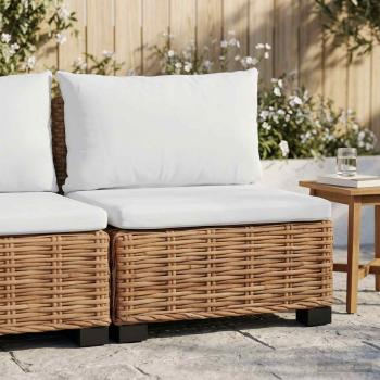 Mittels Sofa mit Kissen GENDT Naturrattan Natur