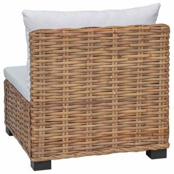 Mittels Sofa mit Kissen GENDT Naturrattan Natur