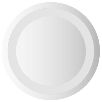 LED-Badezimmerspiegel Transparent Ø 30 cm Gehärtetes Glas