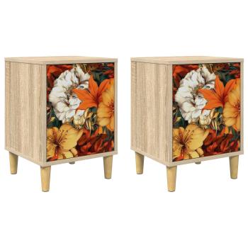 Nachttisch GENNEP 2 stk. Sonoma-Eiche 36 x 33 x 50 cm