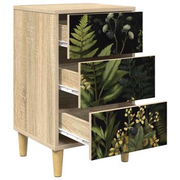 Nachttisch RHENEN 2 Stk. Sonoma-Eiche 36 x 33 x 60 cm