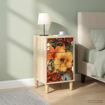 Nachttisch GENNEP 2 stk. Sonoma-Eiche 36 x 33 x 60 cm
