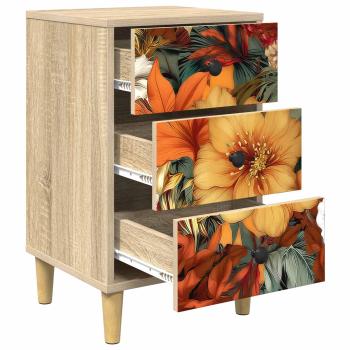 Nachttisch GENNEP 2 stk. Sonoma-Eiche 36 x 33 x 60 cm