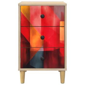 Nachttisch HEESCH Sonoma-Eiche 36 x 33 x 60 cm Holzwerkstoff