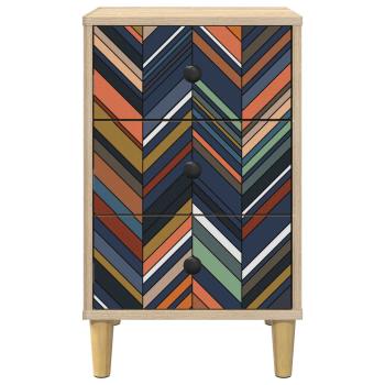 Nachttisch OMMEN Sonoma-Eiche 36 x 33 x 60 cm Holzwerkstoff