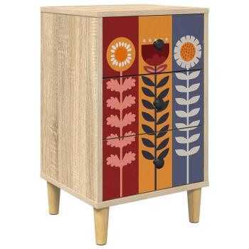 Nachttisch ESSEN Sonoma-Eiche 36 x 33 x 60 cm Holzwerkstoff