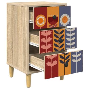 Nachttisch ESSEN Sonoma-Eiche 36 x 33 x 60 cm Holzwerkstoff