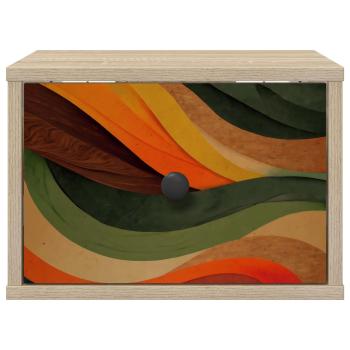 Wandmontiertes Nachttischchen BONN Sonoma-Eiche 36 x 33 x 25 cm