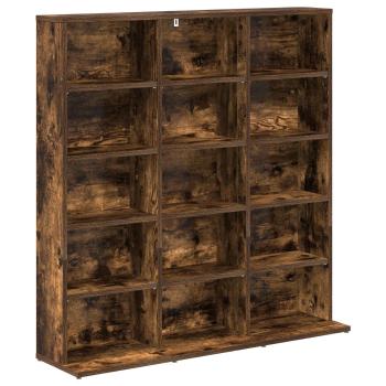 CD Regal Raucheiche 96 x 23,5 x 97,5 cm Holzwerkstoff