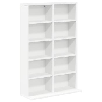 CD Regal 2 Stk. Weiß 65 x 23,5 x 97,5 cm Holzwerkstoff
