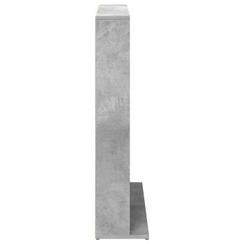 CD Regal Betongrau 65 x 23,5 x 97,5 cm Holzwerkstoff