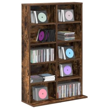 CD Regal Raucheiche 65 x 23,5 x 97,5 cm Holzwerkstoff