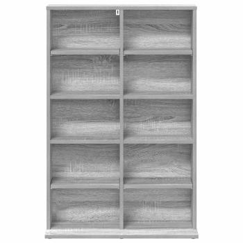 CD Regal Sonoma-Grau 65 x 23,5 x 97,5 cm Holzwerkstoff