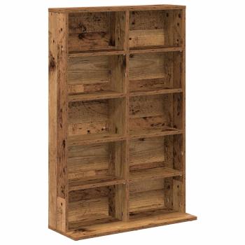CD Regal 2 Stk. Altholz 65 x 23,5 x 97,5 cm Holzwerkstoff